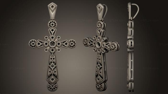 Jewelry (Cross 005, JVLR_0094) 3D models for cnc